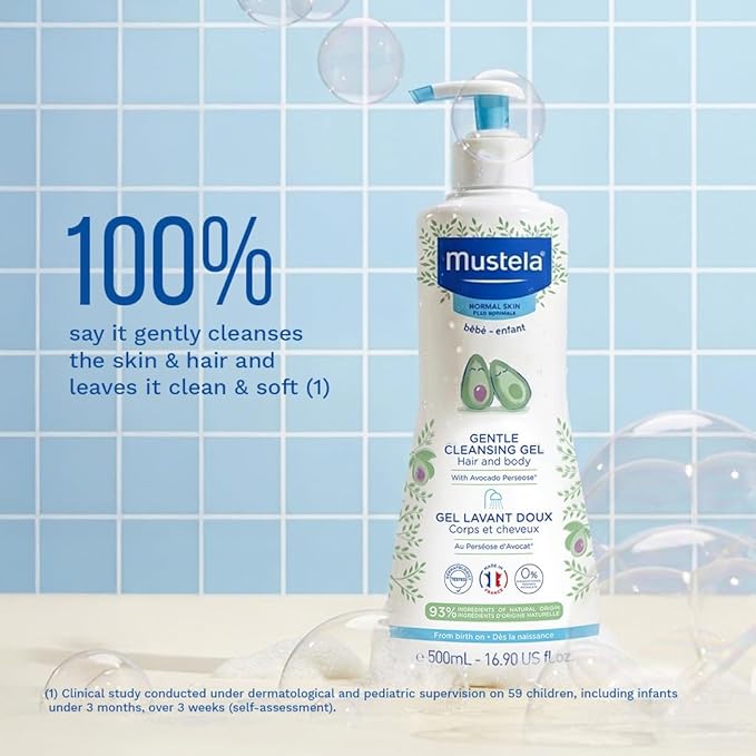 Mustela Cleansing gel Hair and Body 500ml
