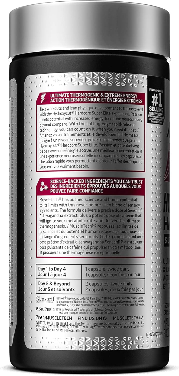MuscleTech Hydroxycut Super Elite 150 Capsules