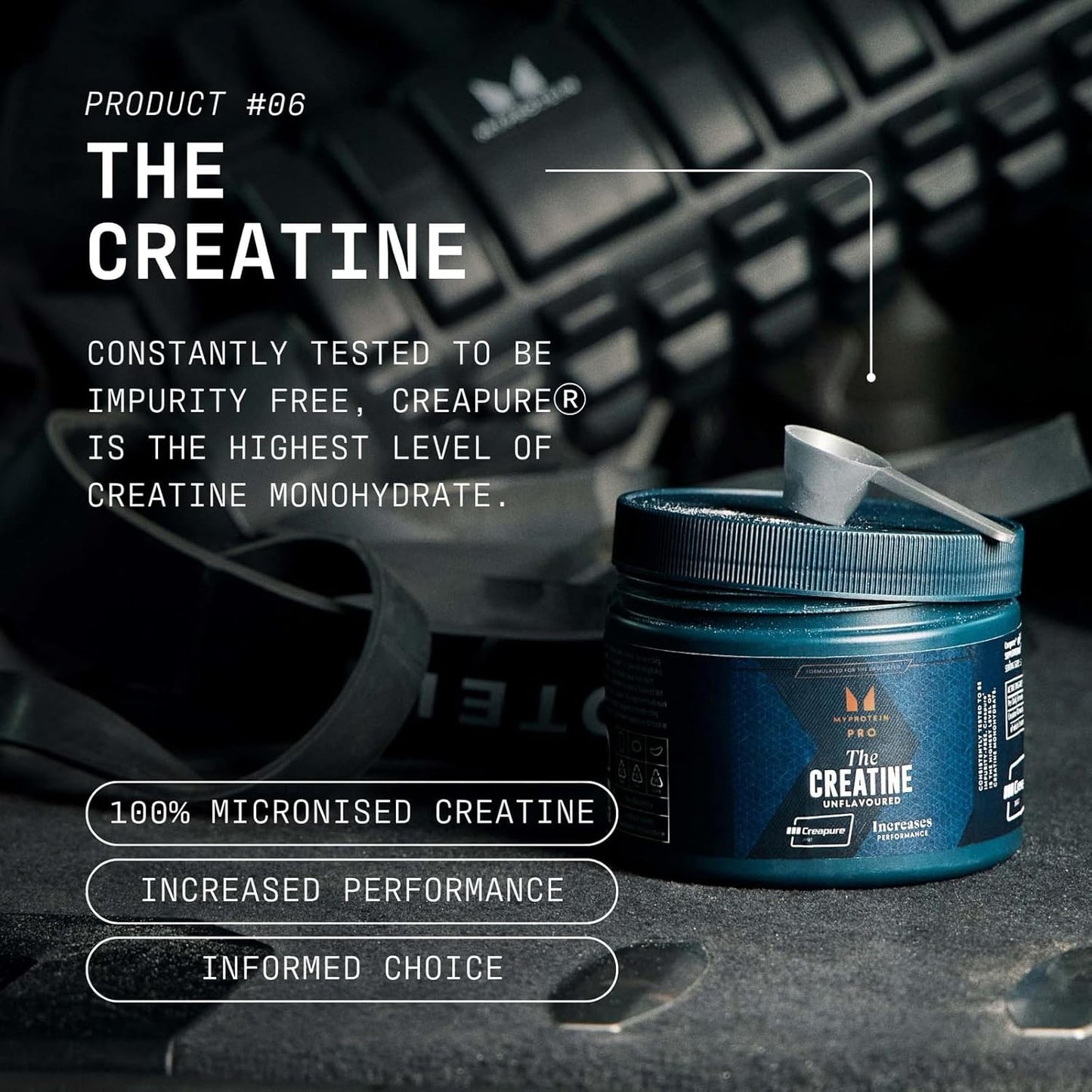 Myprotein Creapure Creatine Unflavoured