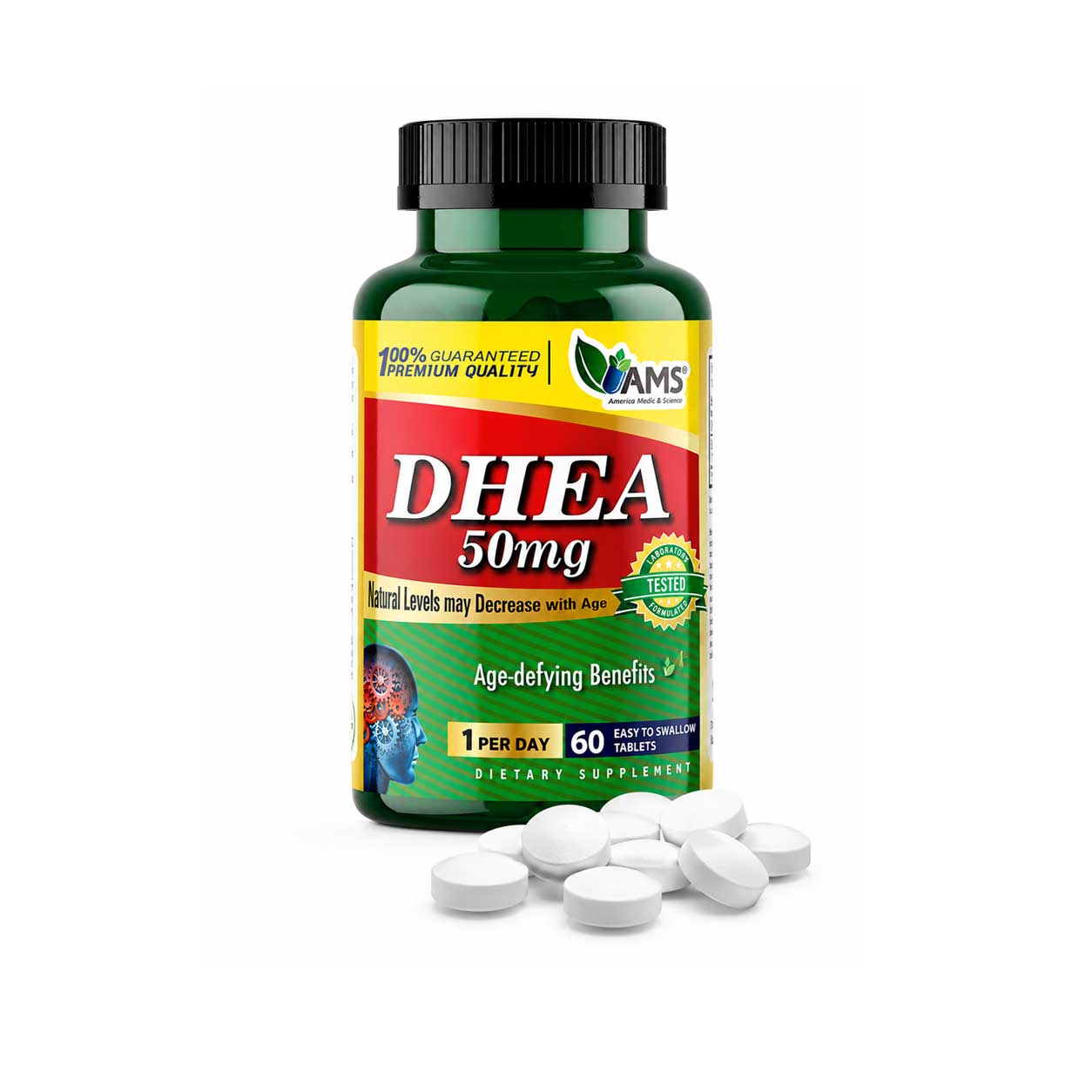 AMS DHEA 50mg Tab 60s