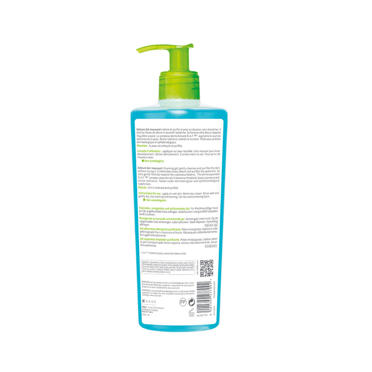 Bioderma Sebium Foaming Gel 500ml