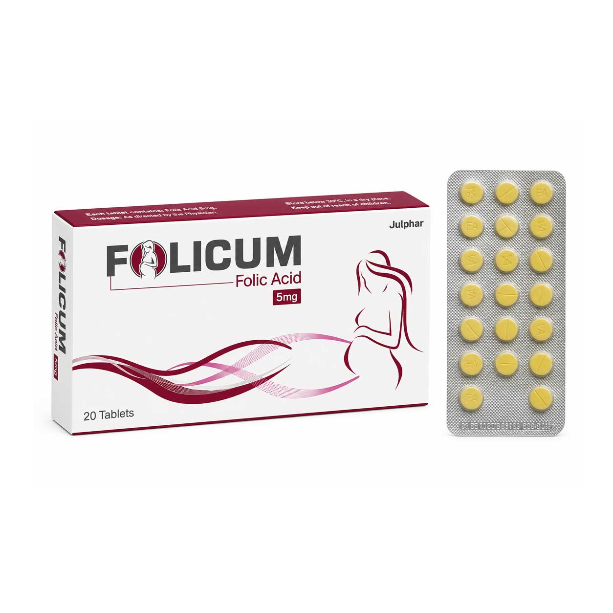 Folicum 5mg Tab 20s