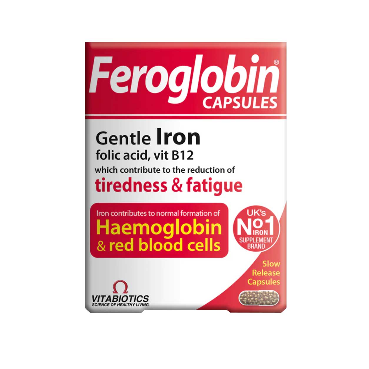 Vitabiotics Feroglobin B12 Capsules 30's