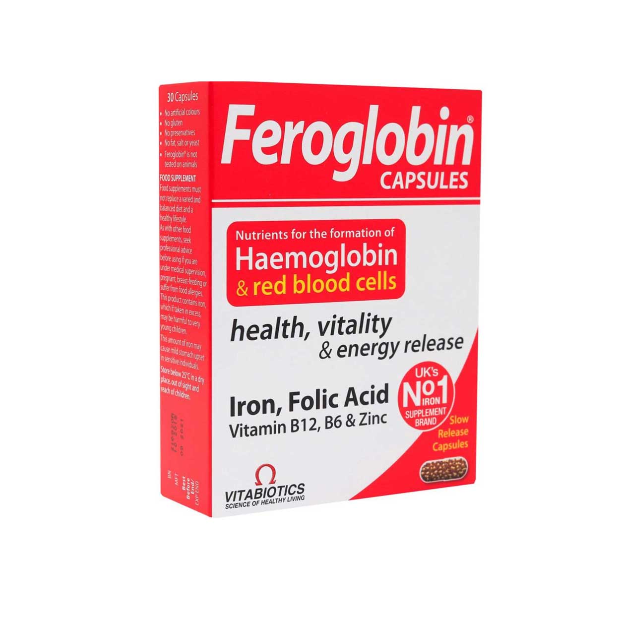 Vitabiotics Feroglobin B12 Capsules 30's