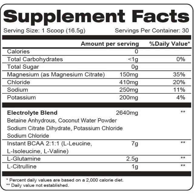Fitness Bull BCAA Sport Post Workout Recovery Reg