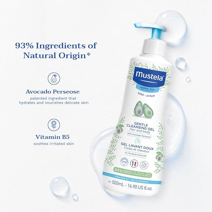 Mustela Cleansing gel Hair and Body 500ml