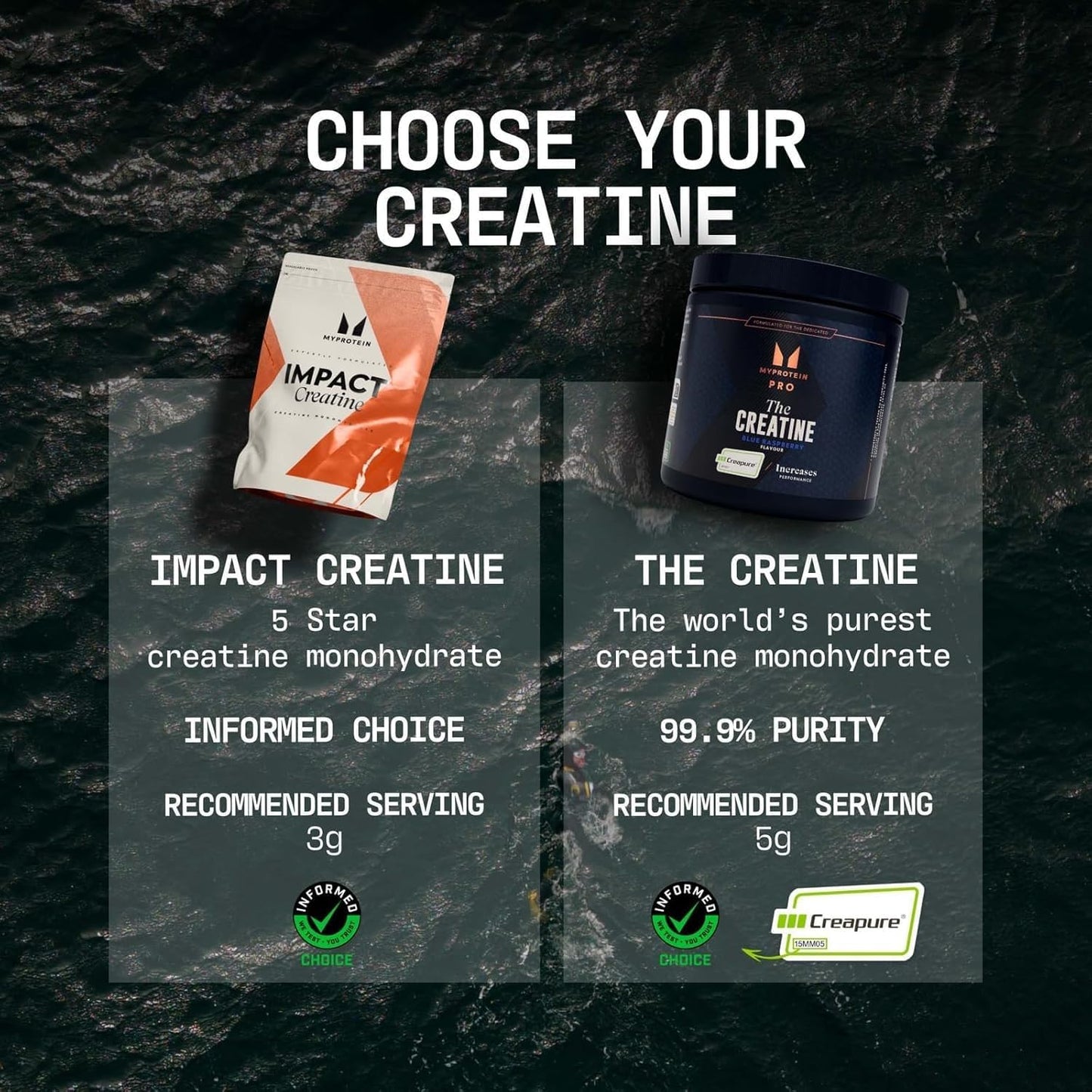 Myprotein Creapure Creatine Unflavoured