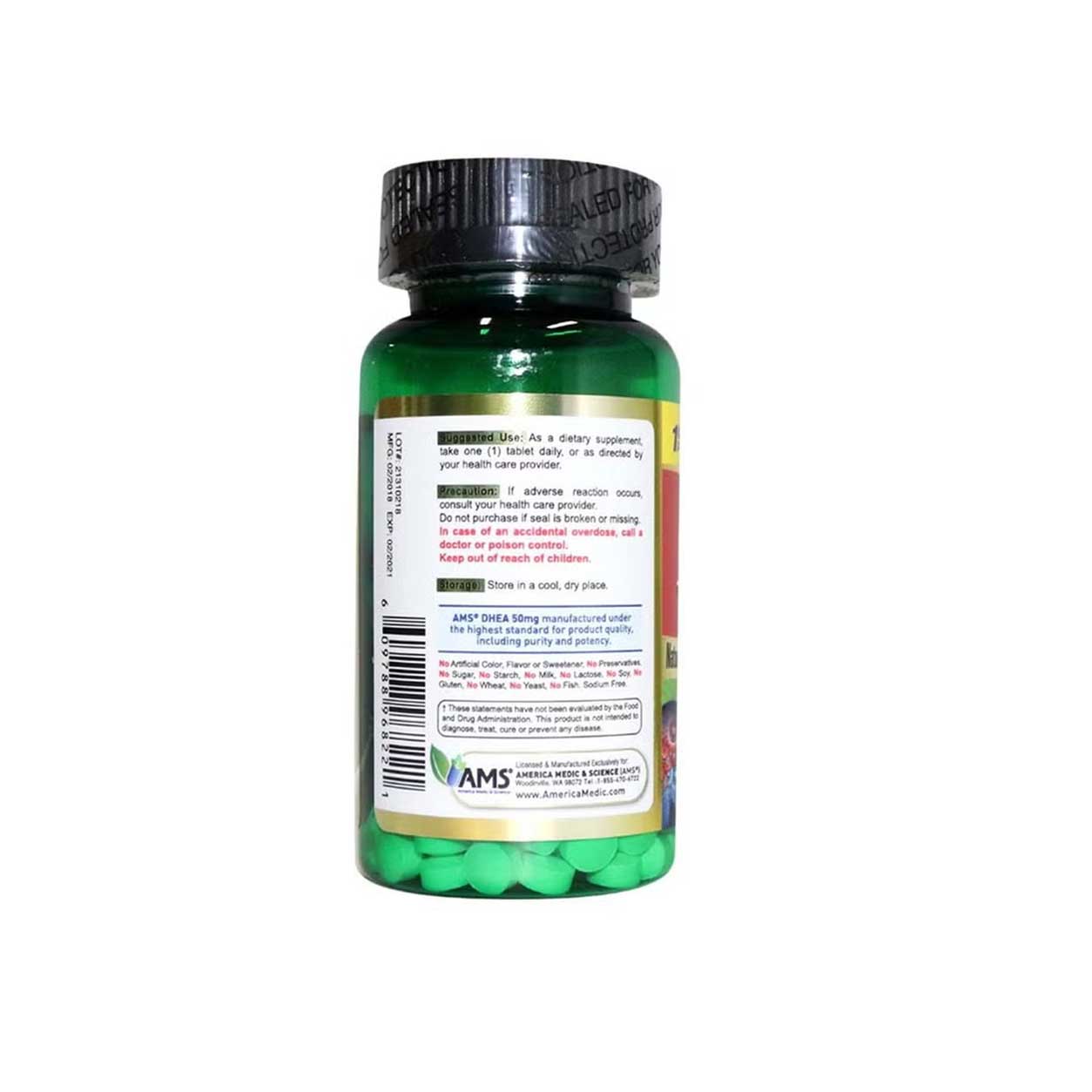 AMS DHEA 50mg Tab 60s
